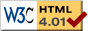 | Valid HTML 4.01! |